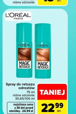 Spray do retuszu odrostów Magic Retouch L'Oréal promocja w Carrefour Market