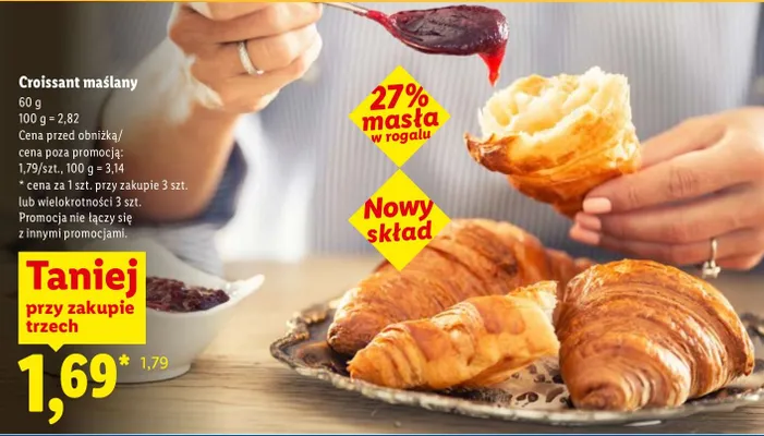 Croissant maślany promocja w Lidl