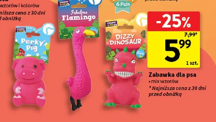 Zabawka dla psa Cooper & Pals promocja w Intermarche