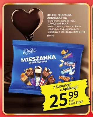 Cukierki Mieszanka Wedlowska E.Wedel promocja w Selgros
