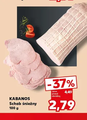 Schab śnieżny Kabanos promocja w Kaufland