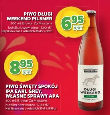 Piwo Święty Spokój IPA Earl Grey, Własne Sprawy APA promocja w Stokrotka