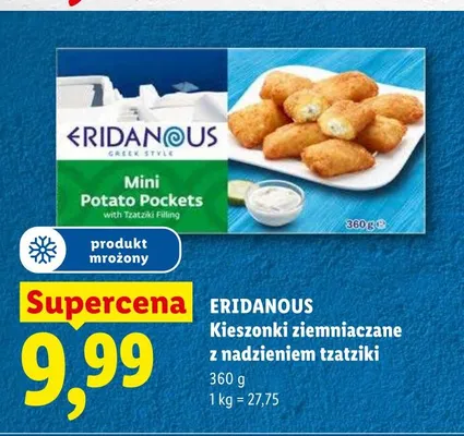 Kieszonki ziemniaczane z nadzieniem tzatziki Eridanous promocja w Lidl