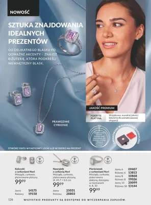 Naszyjnik z cyrkonią Nori promocja w AVON