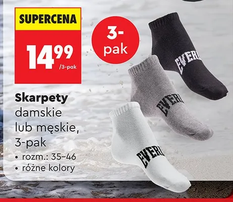Skarpety męskie Everlast 3-pak promocja w Biedronka