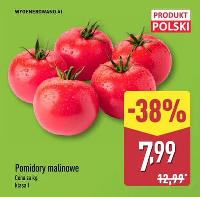 Pomidory malinowe promocja w Aldi