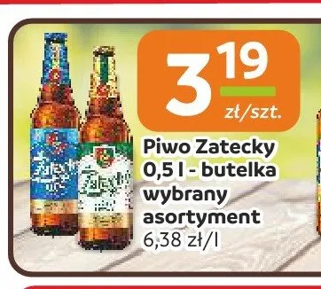 Piwo Zatecky Svetly Lezak promocja w Społem Częstochowa