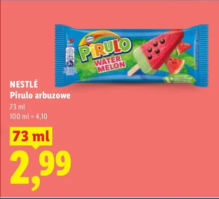 Lody Pirulo arbuzowe promocja w Lidl