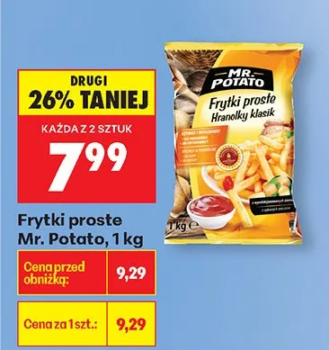 Frytki proste promocja w Biedronka