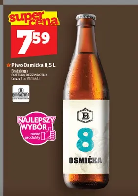 Piwo Osmička Brofaktura promocja w TOPAZ