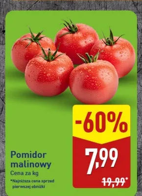 Pomidor malinowy promocja w Aldi