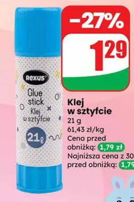 Klej w sztyfcie promocja w Dino