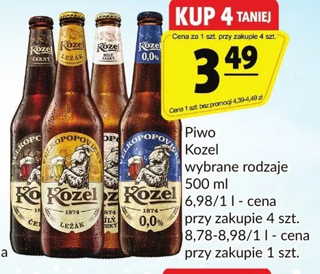 Piwo Kozel Bílý promocja w Prim Market