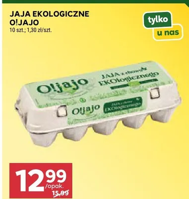 Jaja ekologiczne Oljajo promocja w Stokrotka