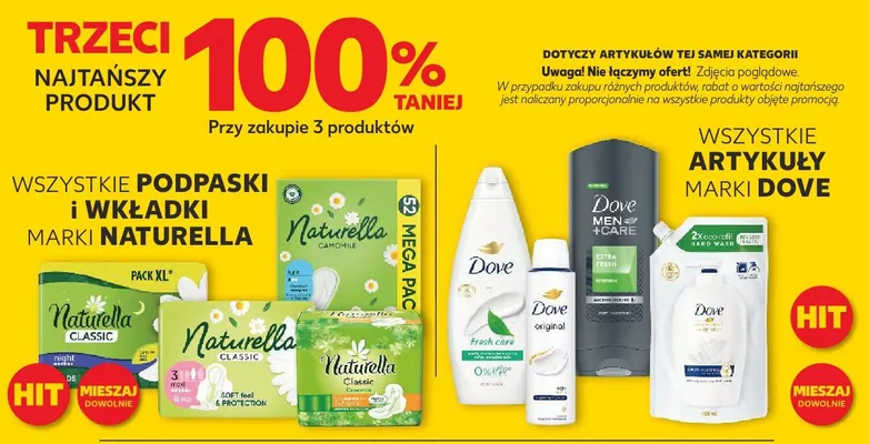Podpaski i wkładki promocja w Kaufland