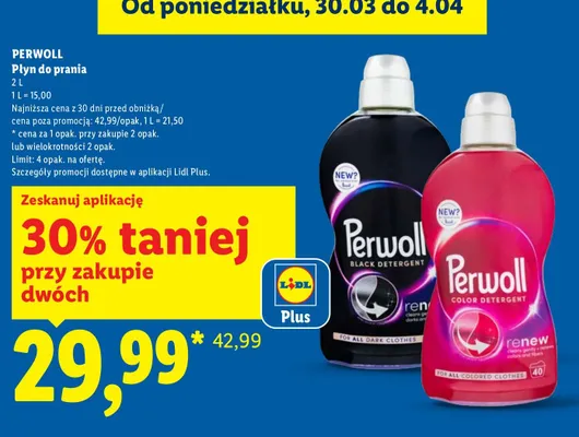 Płyn do prania promocja w Lidl