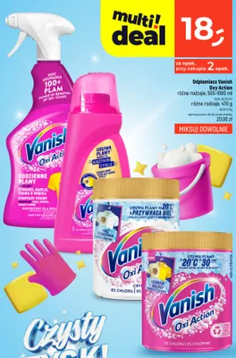 Odplamiacz w sprayu Vanish Oxi Action promocja w Dealz