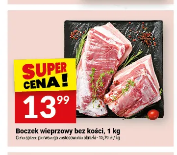 Boczek wieprzowy bez kości promocja w Twój Market
