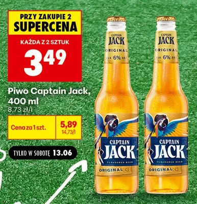 Piwo Captain Jack Original promocja w Biedronka