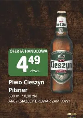 Piwo Cieszyn Pilsner promocja w Marketvita