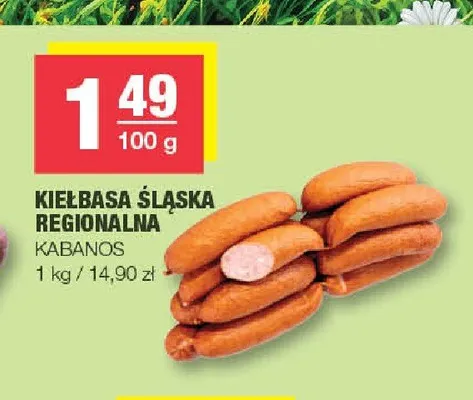 Kiełbasa śląska regionalna Kabanos promocja w SPAR