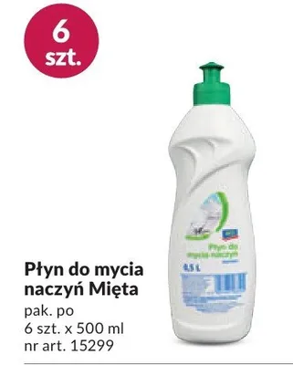 Płyn do mycia naczyń Mięta promocja w Makro