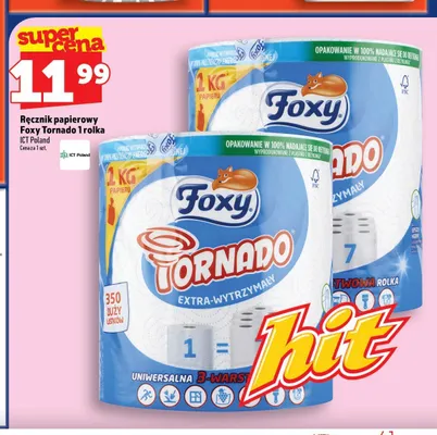 Ręcznik papierowy Foxy Tornado promocja w TOPAZ