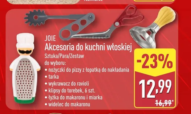 Wykrawacz do ravioli Joie promocja w Aldi