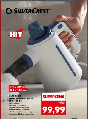 Ręczny odkurzacz parowy Sdr 1050 D2 Silvercrest promocja w Kaufland
