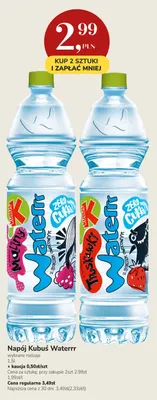Napój Kubuś Waterrr truskawka promocja w Market Point