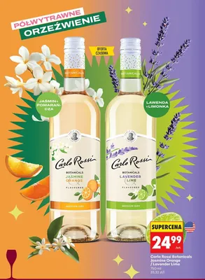 Wino Carlo Rossi Botanicals Lavender Lime promocja w Biedronka