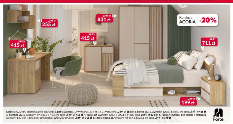 Szafa 3D Forte Agoria promocja w Salony Agata