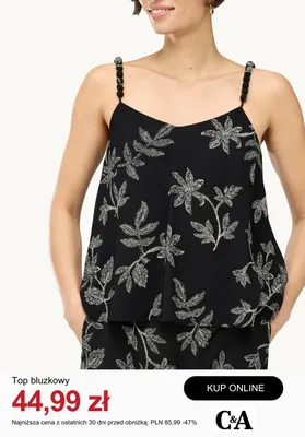 Top bluzkowy C&A promocja w C&A