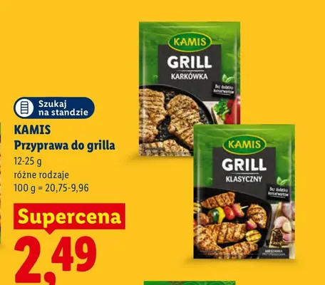 Przyprawa do grilla Kamis promocja w Lidl