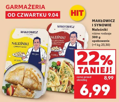 Naleśniki różne rodzaje Makłowicz I Synowie promocja w Kaufland