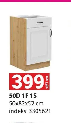 Szafka kuchenna stojąca Stilo 50D 1F 1S promocja w Merkury Market