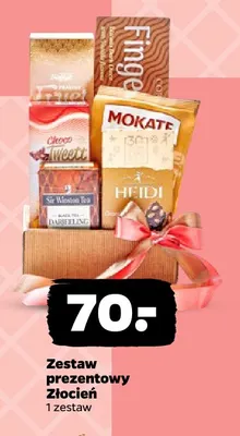 Zestaw prezentowy Złocień promocja w Netto