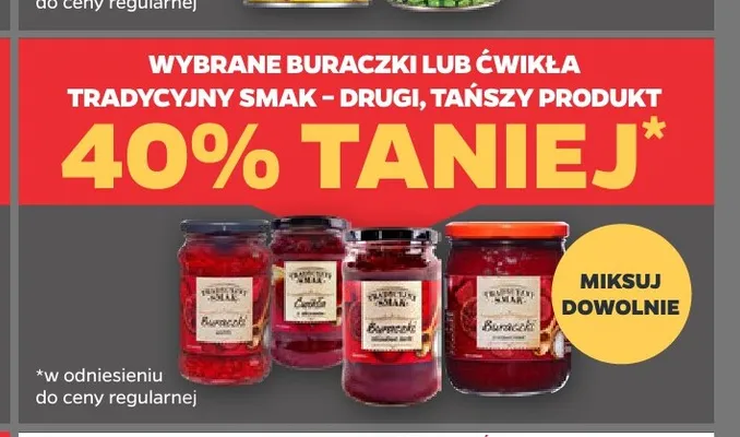 Buraczki lub ćwikła Tradycyjny Smak promocja w Netto