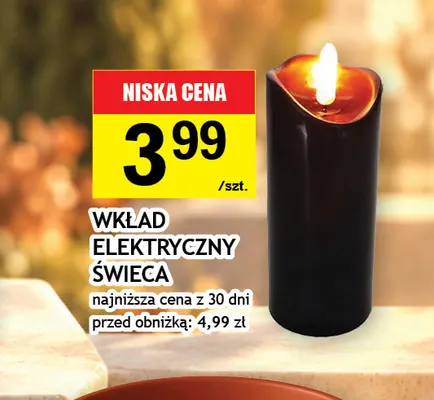 Wkład elektryczny świeca promocja w Gram Market