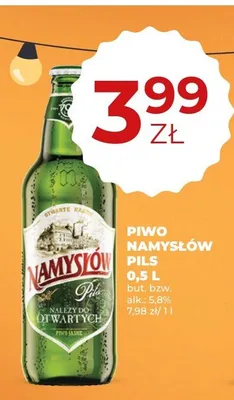 Piwo Namysłów Pils promocja w Duży Ben