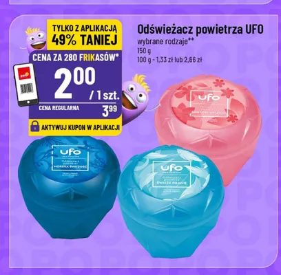 Odświeżacz powietrza UFO promocja w POLOmarket