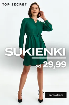 Sukienka damska Top Secret promocja w Top Secret