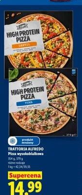 Pizza wysokobiałkowa Tuna Trattoria Alfredo promocja w Lidl