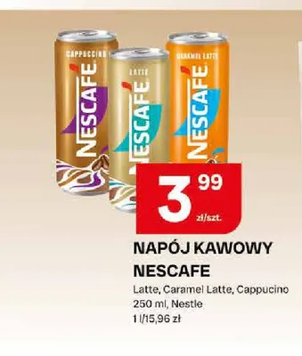 Kawa rozpuszczalna Napój kawowy Nescafé latte promocja w Chorten