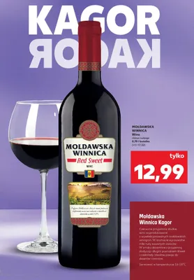Wino Red Sweet Kagor różne rodzaje promocja w Kaufland