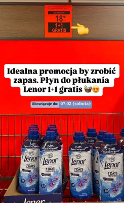Płyn do płukania Lenor promocja w Aldi