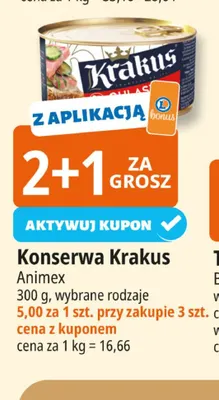 Konserwa Krakus promocja w Leclerc