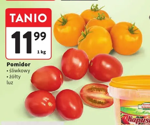 Pomidory żółte promocja w Intermarche