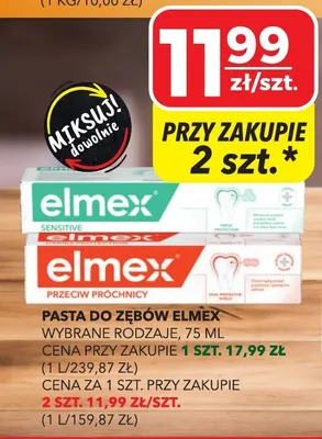 Pasta do zębów wybrane rodzaje promocja w Top Market