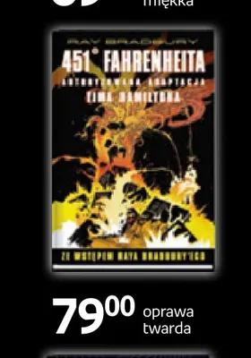 Komiks 451° Fahrenheita Autoryzowana adaptacja komiksowa oprawa twarda promocja w Empik